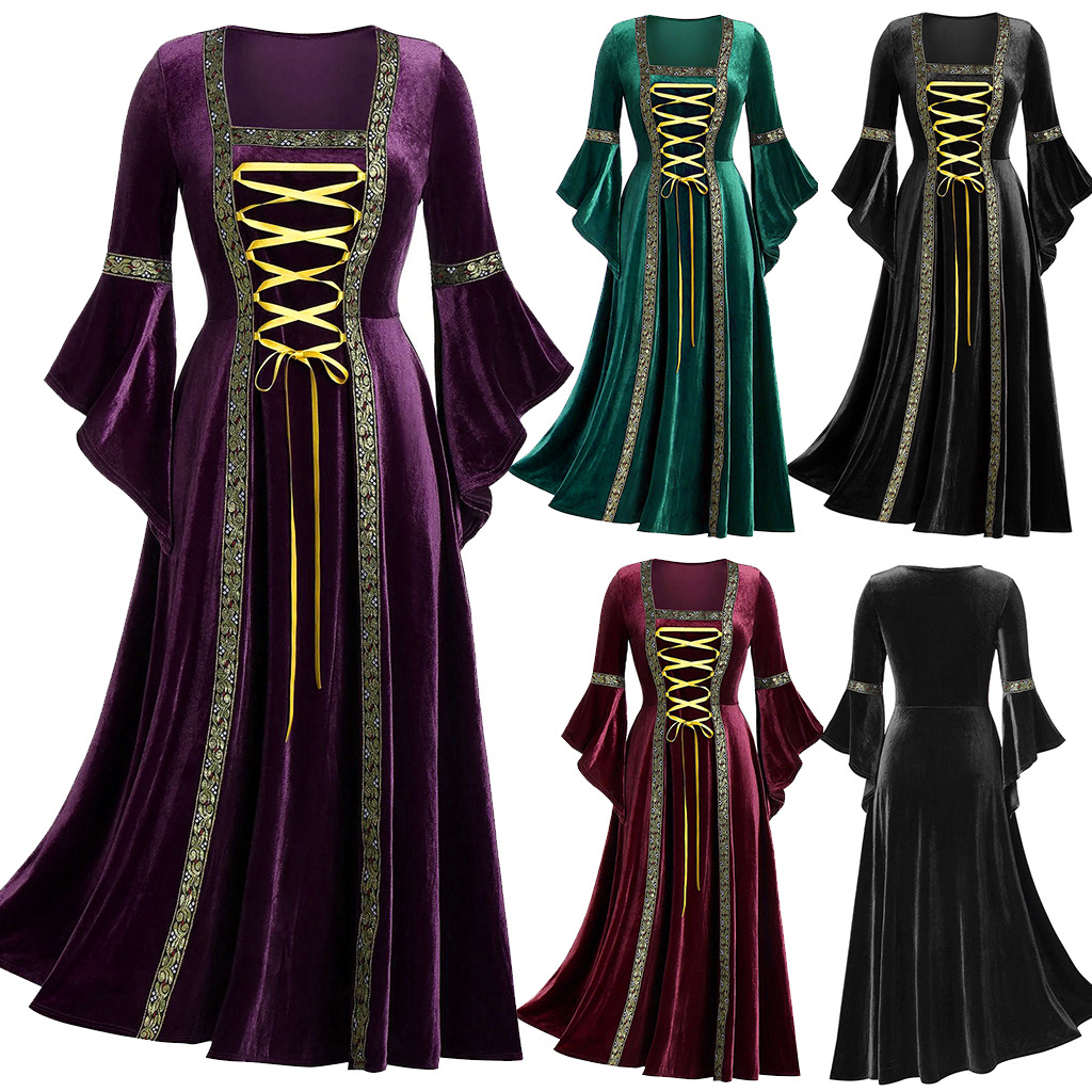 Women'S Formal Wear For Wedding - European Medieval Victoria Queen Princess Wedding