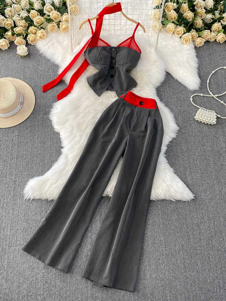 Women'S Formal Wear With Pants - Design sense niche sexy spicy girl