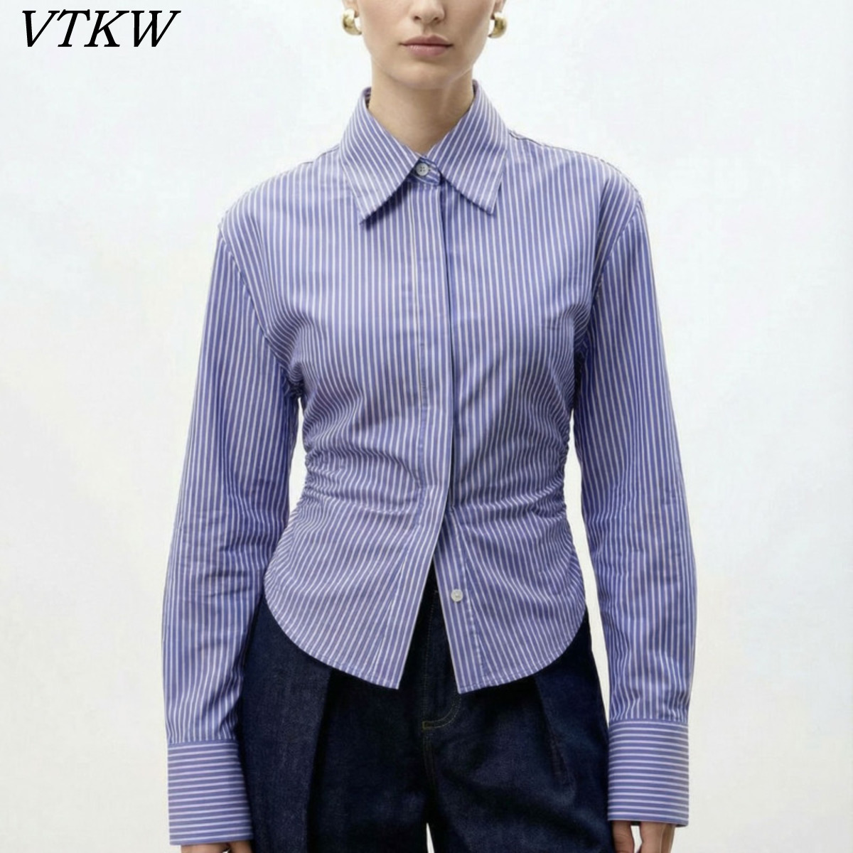 Women Formal Office Wear Tops - VTKW 2026 New Women Elegant Shirt