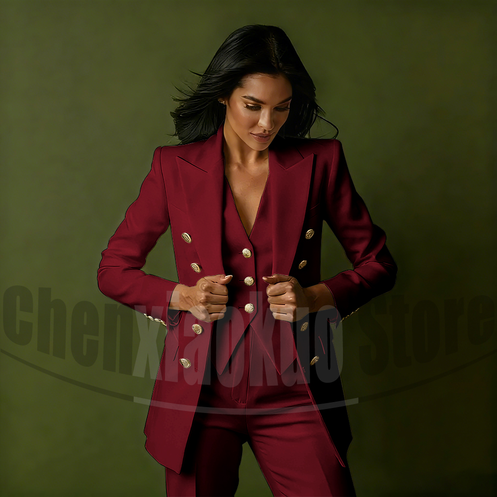 Women's Double Breasted Three  - Women Formal Wear Shirts avaliação e preço