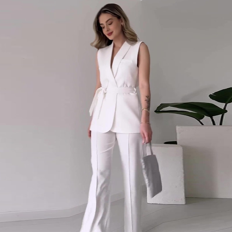 Conjunto De 2 Piezas Para Muje - Women'S Formal Wear With Pants avaliação e preço