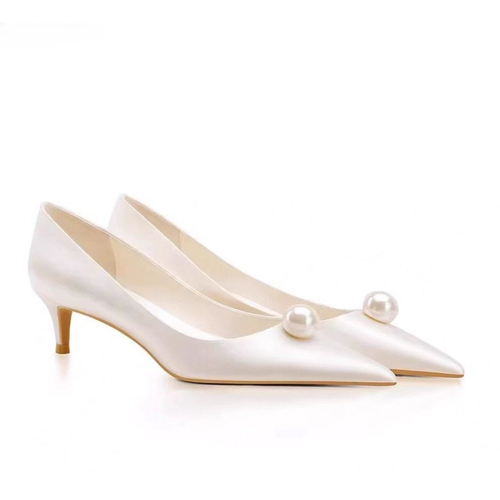 New White Satin Wedding Bride  - Women'S Formal Wear For Wedding avaliação e preço