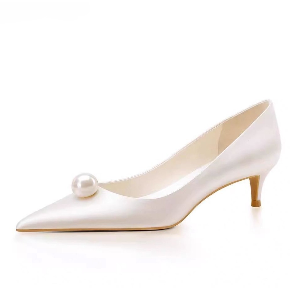 New White Satin Wedding Bride  - Women'S Formal Wear For Wedding avaliação e preço