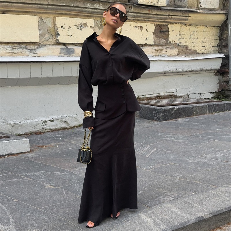 Autumn Pink Black Women Suit S - Women Formal Wear Shirts avaliação e preço