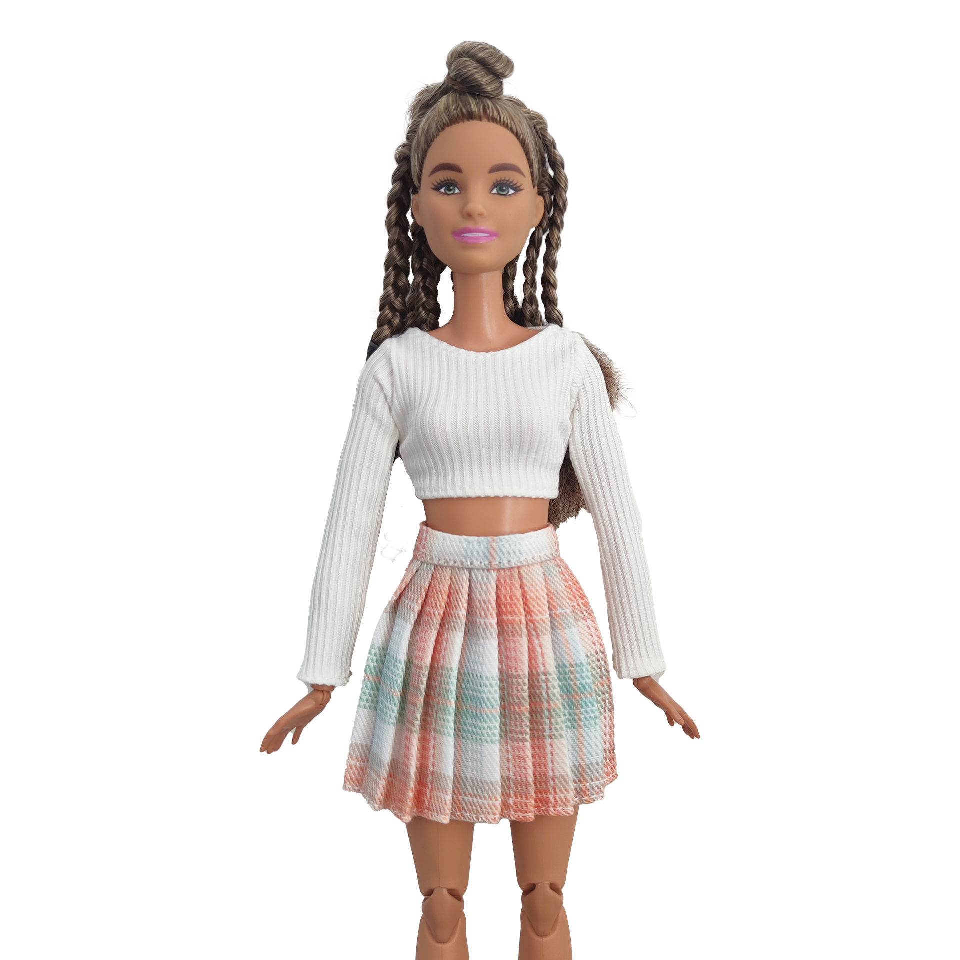 Doll Clothes  Striped long sle - Pencil Skirt Midi avaliação e preço