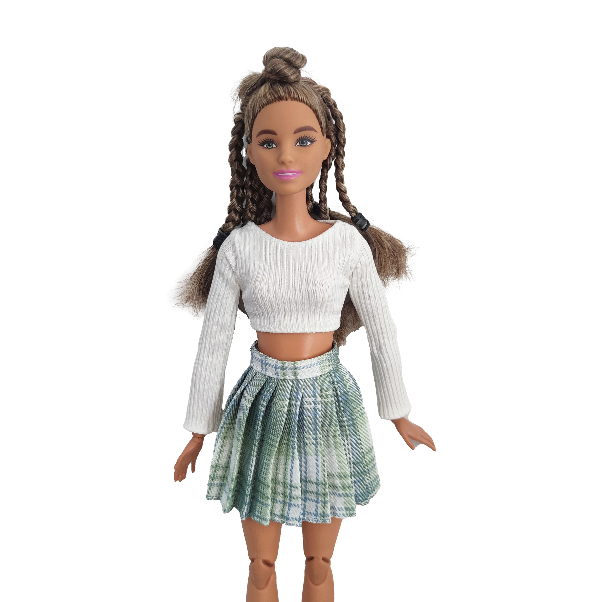 Doll Clothes  Striped long sle - Pencil Skirt Midi avaliação e preço