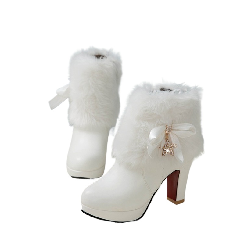 Snow Boots Womens Winter Warm  - Women'S Formal Wear For Wedding avaliação e preço