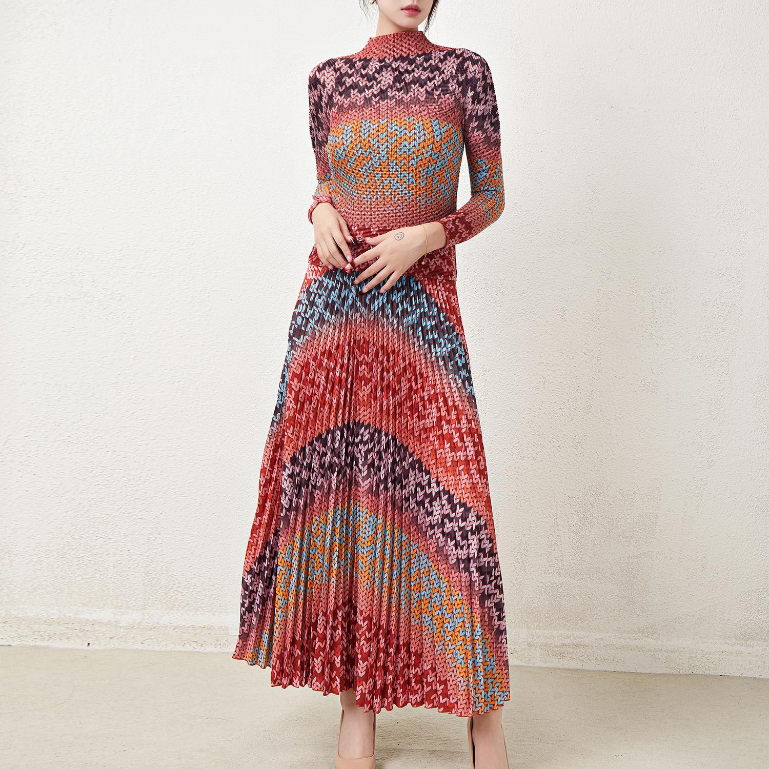 New 2024 Early Spring and Autu - Pencil Skirt Midi avaliação e preço