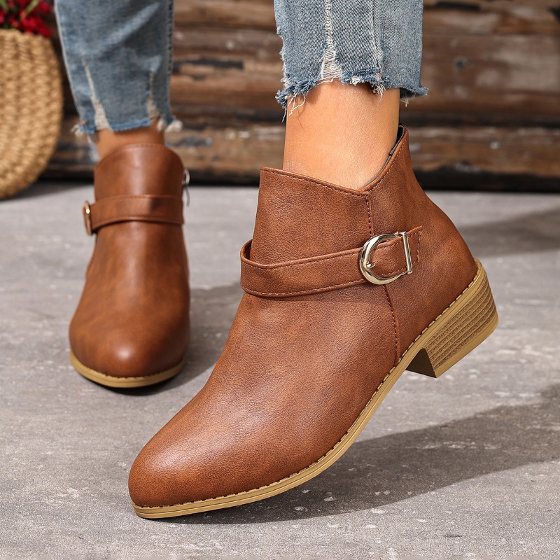 Women's Autumn Winter Ankle Bo - Women Formal Wear Heels avaliação e preço