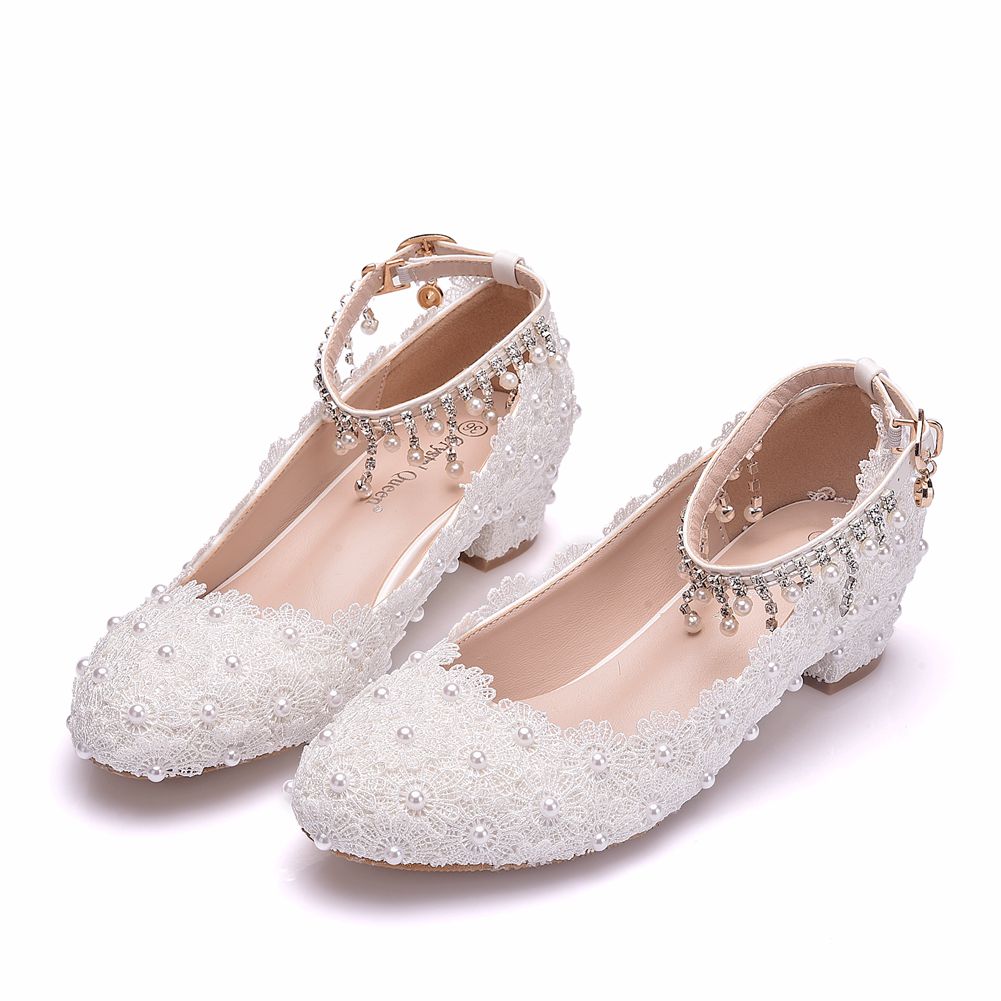 Women's Closed Toe Low Chunky  - Women'S Formal Wear For Wedding avaliação e preço