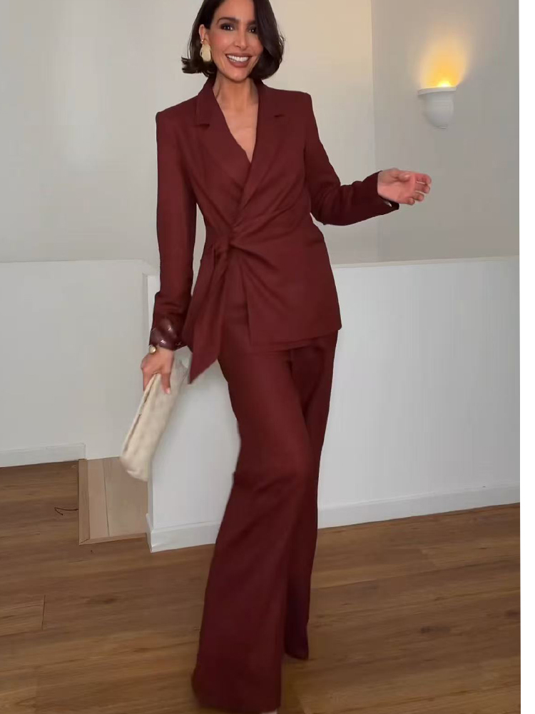 Fashion Office Ladies Blazer P - Women'S Formal Wear With Pants avaliação e preço
