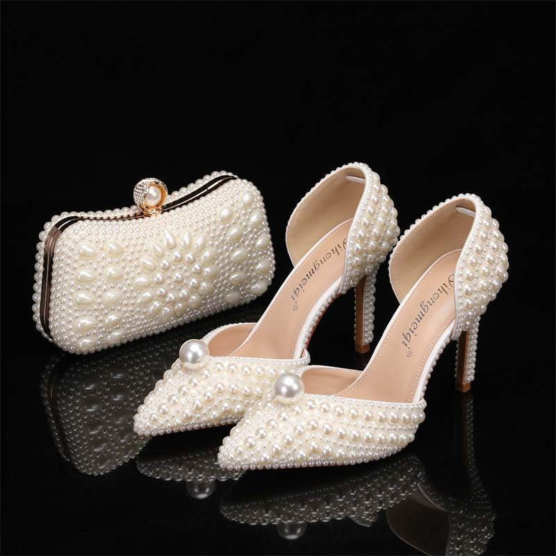 Bag and Shoe Set for Women Pea - Women'S Formal Wear For Wedding avaliação e preço