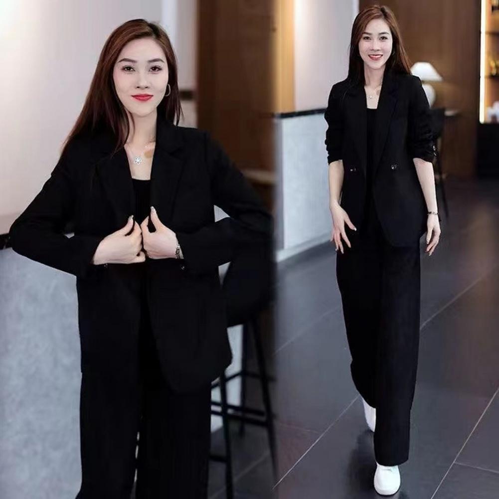 Women Coat Pants Set Formal Co - Women'S Formal Wear With Pants avaliação e preço