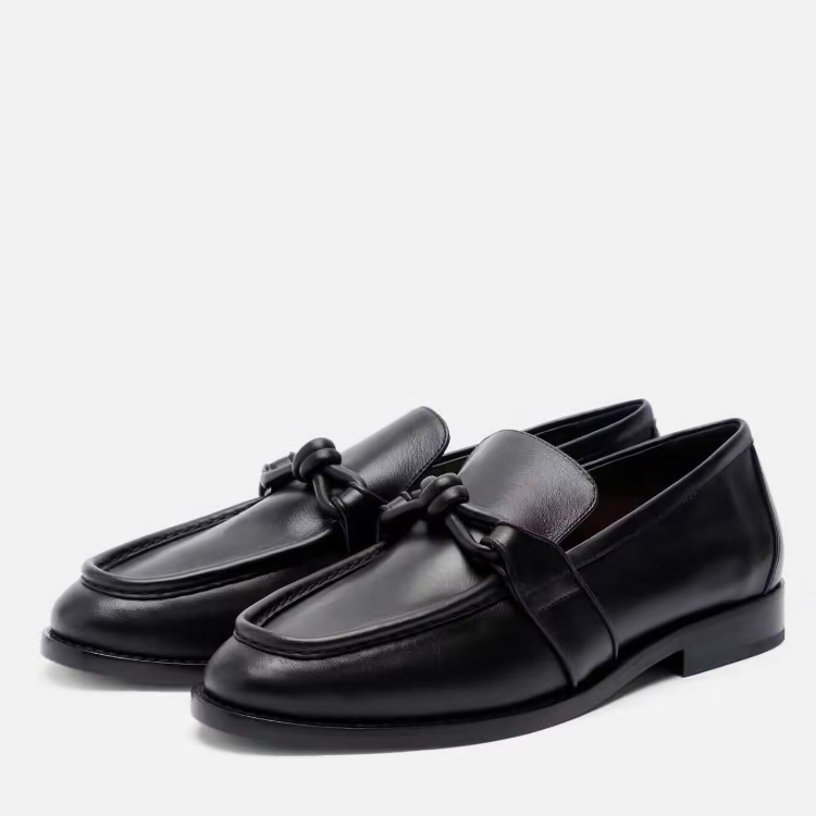 Women's Leather Knot Detail Lo - Women Formal Office Wear Shoes avaliação e preço