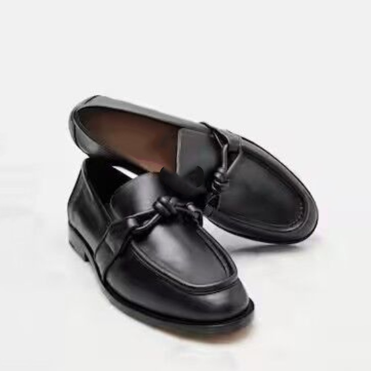Women's Leather Knot Detail Lo - Women Formal Office Wear Shoes avaliação e preço