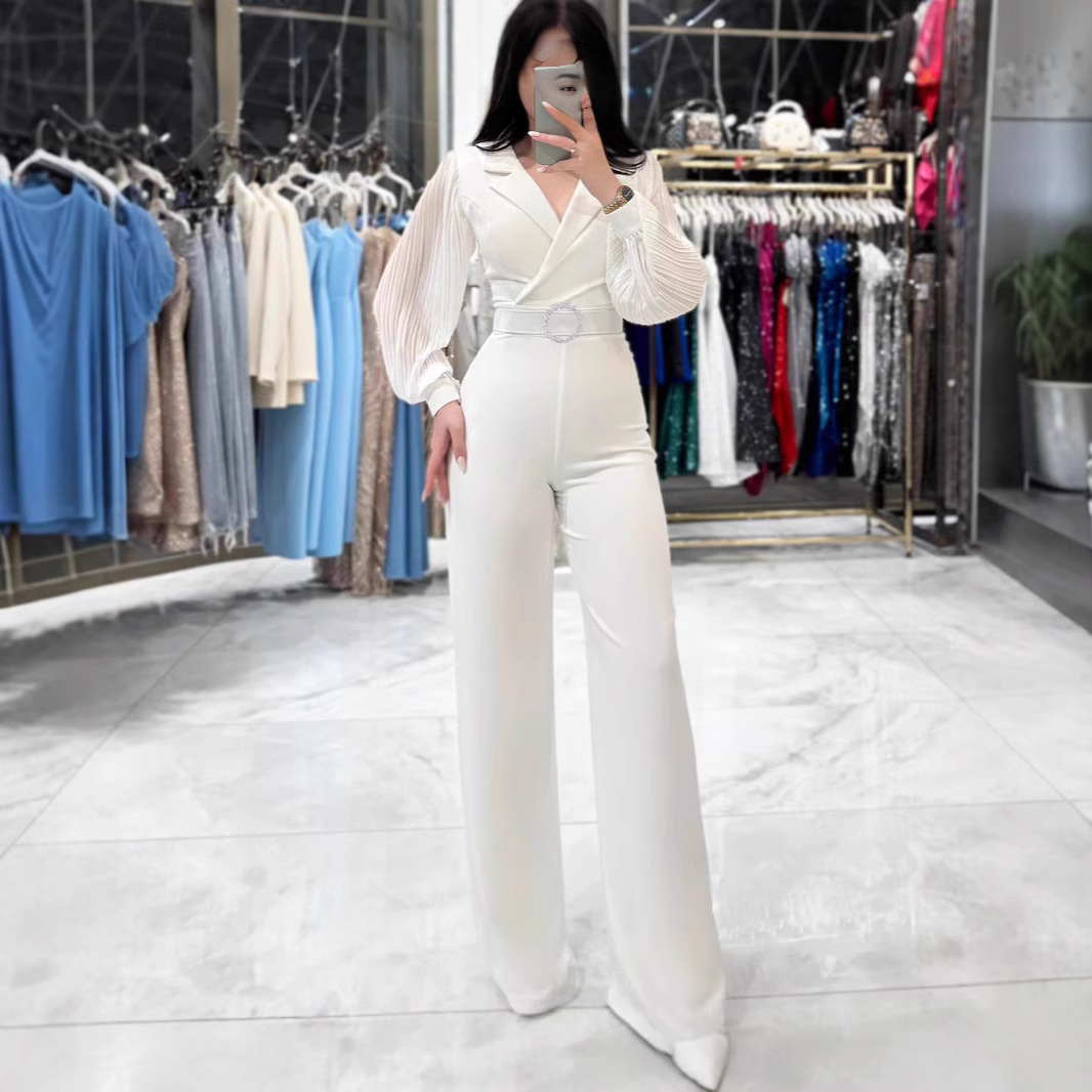 Fashion Party Jumpsuit Elegant - Women'S Formal Wear With Pants avaliação e preço