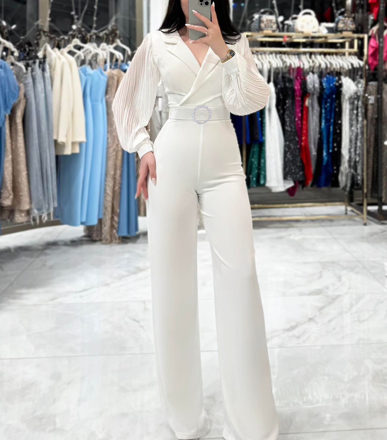 Fashion Party Jumpsuit Elegant - Women'S Formal Wear With Pants avaliação e preço