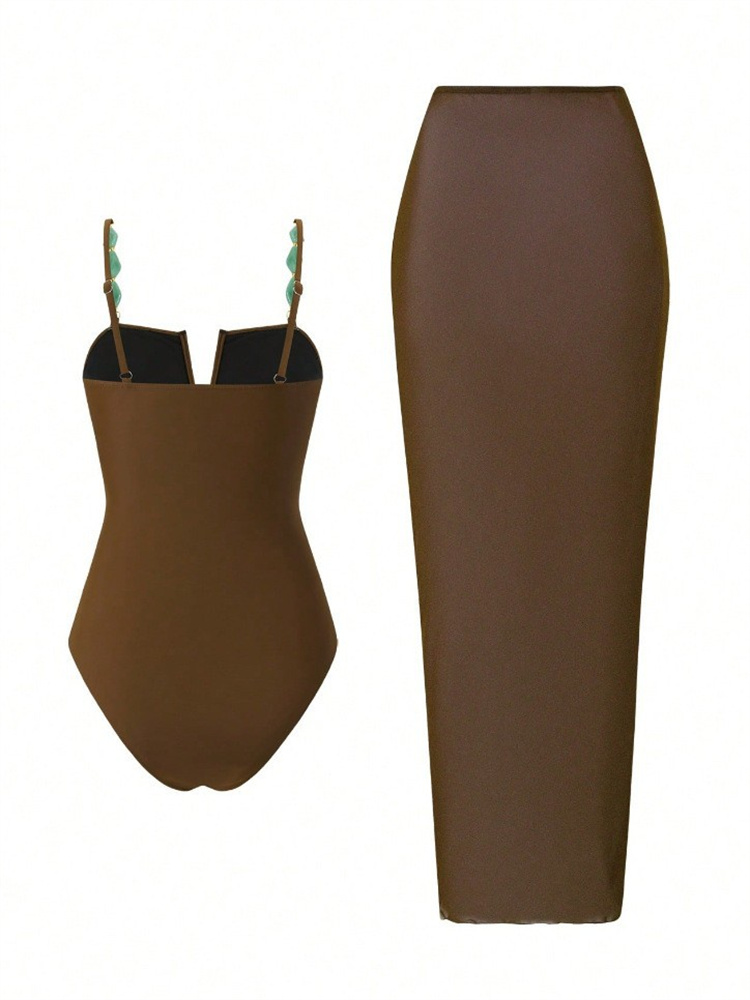 Vintage Coffee Mesh Long Skirt - Pencil Skirt Midi avaliação e preço