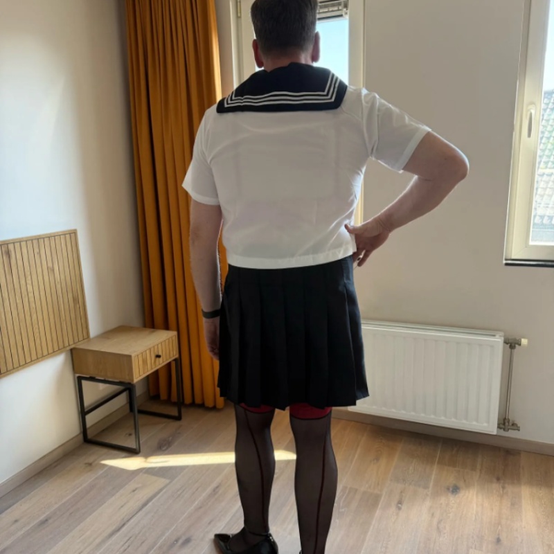 S-8XL Japan School Girl JK Uni - Pencil Skirt Midi avaliação e preço