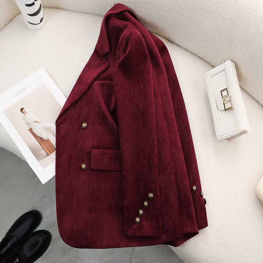 Fashion Ladies Blazer Coat Wom - Women Formal Office Wear Tops avaliação e preço
