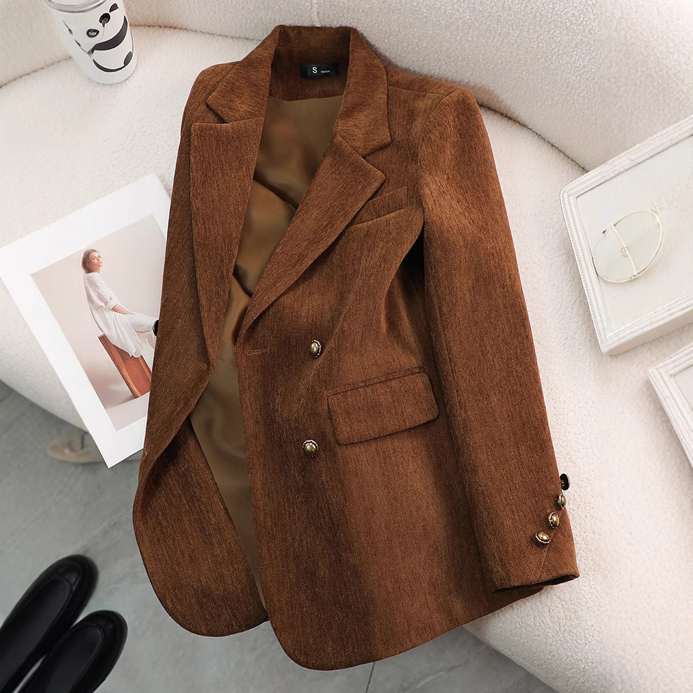 Fashion Ladies Blazer Coat Wom - Women Formal Office Wear Tops avaliação e preço