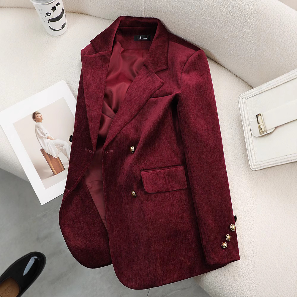 Fashion Ladies Blazer Coat Wom - Women Formal Office Wear Tops avaliação e preço