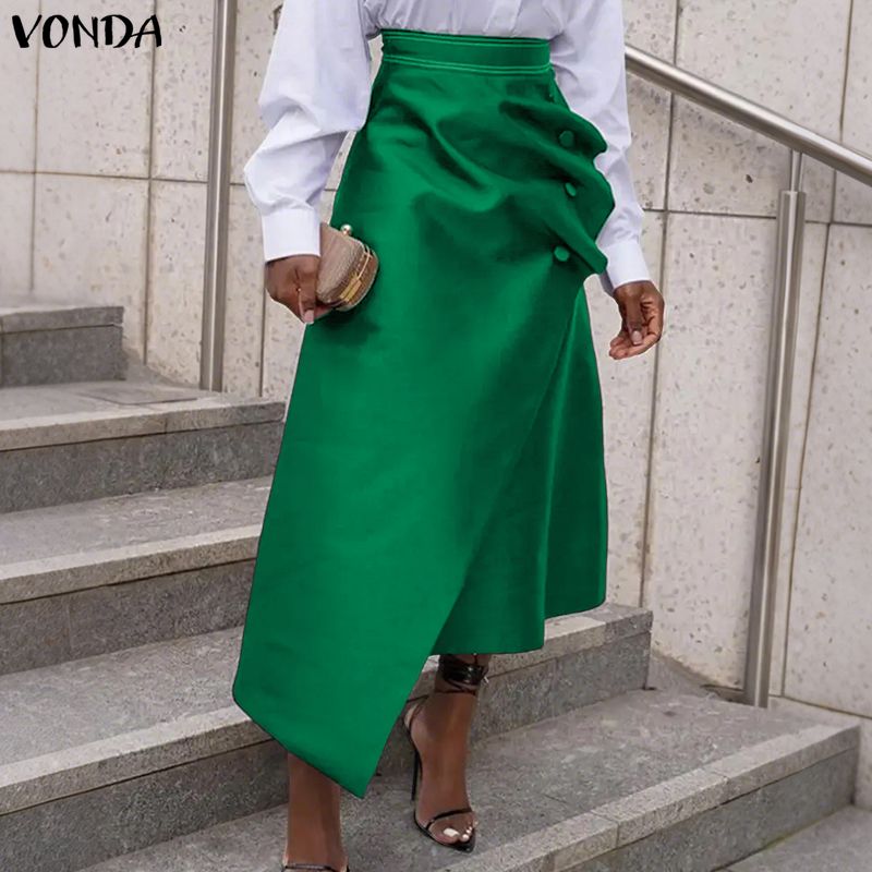 VONDA Plus Size 5XL Elegant Wo - Pencil Skirt Midi avaliação e preço