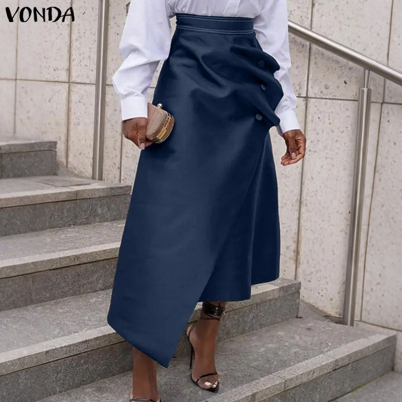 VONDA Plus Size 5XL Elegant Wo - Pencil Skirt Midi avaliação e preço
