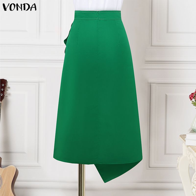 VONDA Plus Size 5XL Elegant Wo - Pencil Skirt Midi avaliação e preço