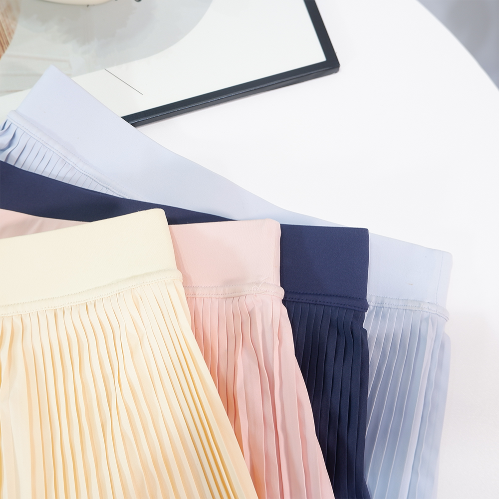 Summer Women's Pleated High-Wa - Pencil Skirt Midi avaliação e preço