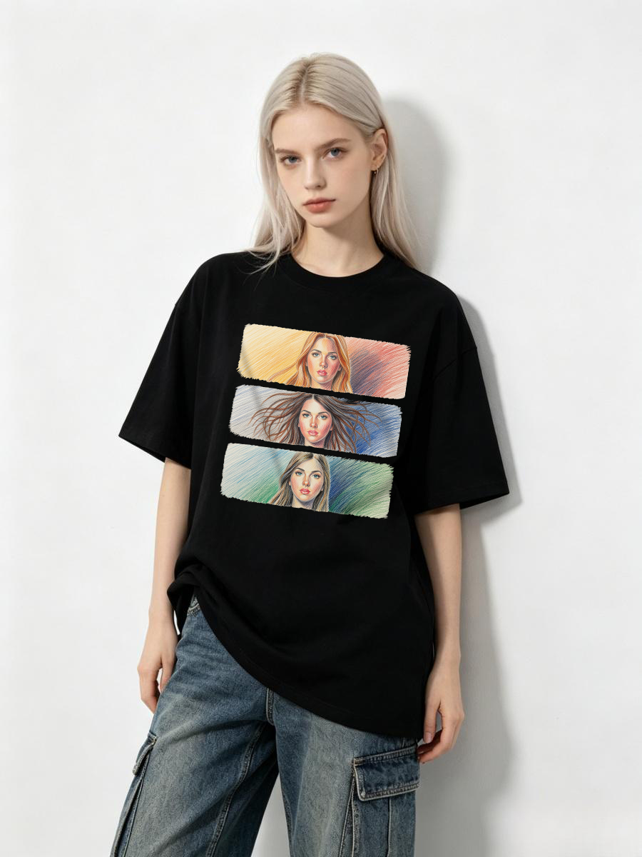 T Shirts Neon Print Bright Flu - Women Formal Wear Shirts avaliação e preço