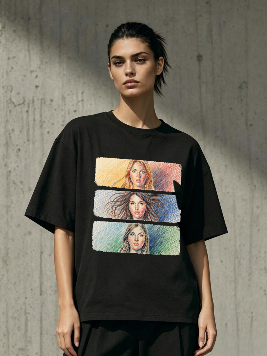 T Shirts Neon Print Bright Flu - Women Formal Wear Shirts avaliação e preço