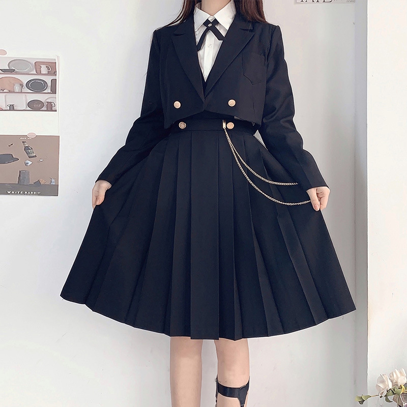 Versatile and Cute School Unif - Pencil Skirt Midi avaliação e preço