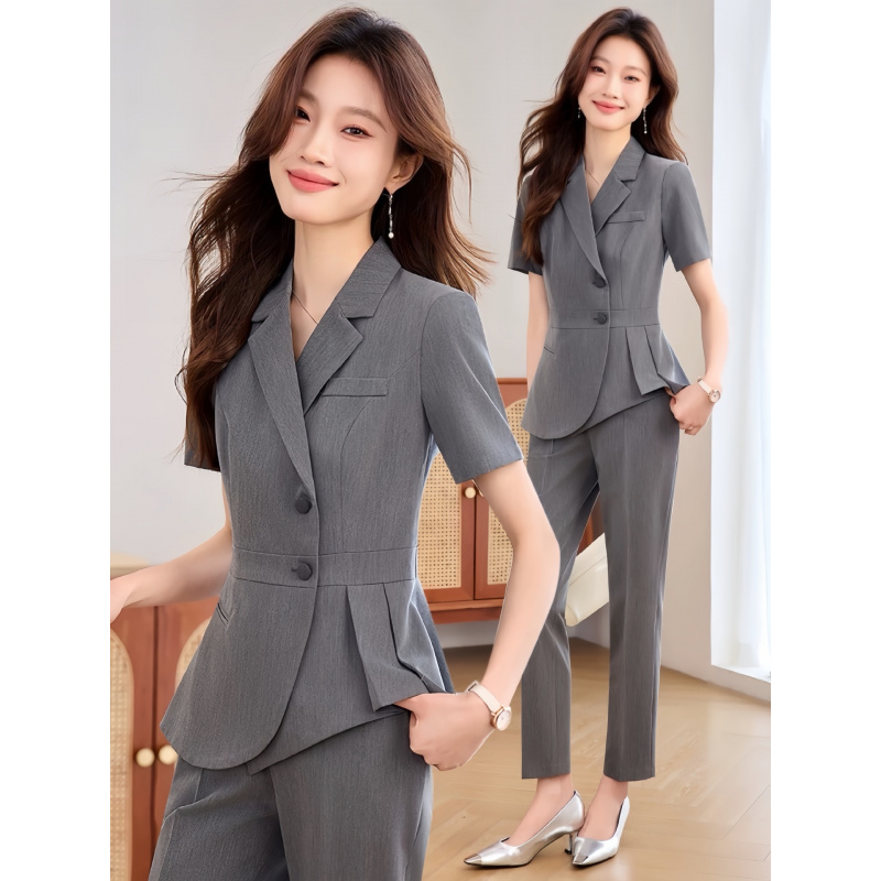 Navy blue women's thin profess - Women Formal Wear Shirts avaliação e preço