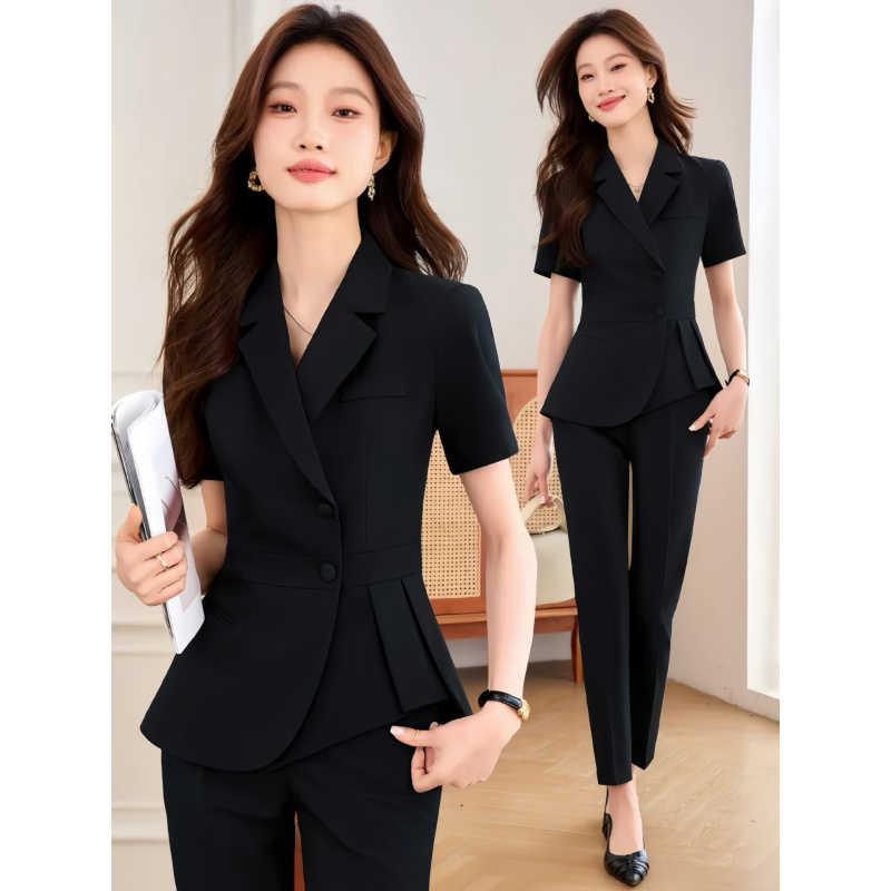Navy blue women's thin profess - Women Formal Wear Shirts avaliação e preço